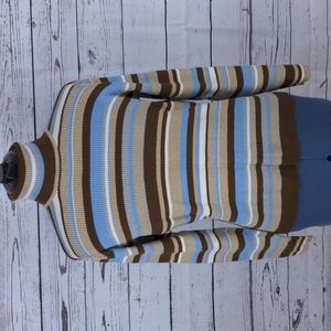 Liz Claiborne Lizsport Striped Turtleneck size s
